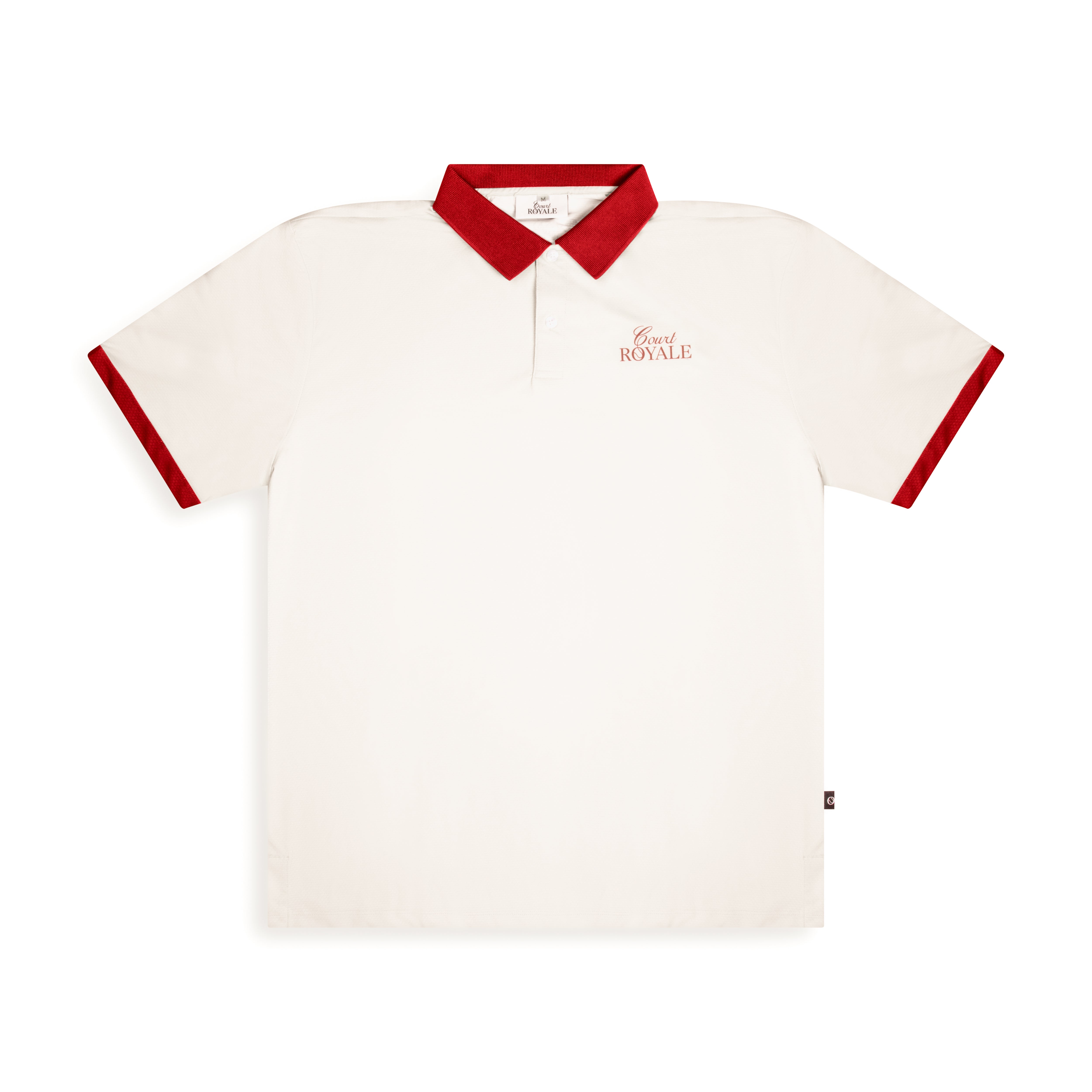 The Royale Polo - Off White / Red