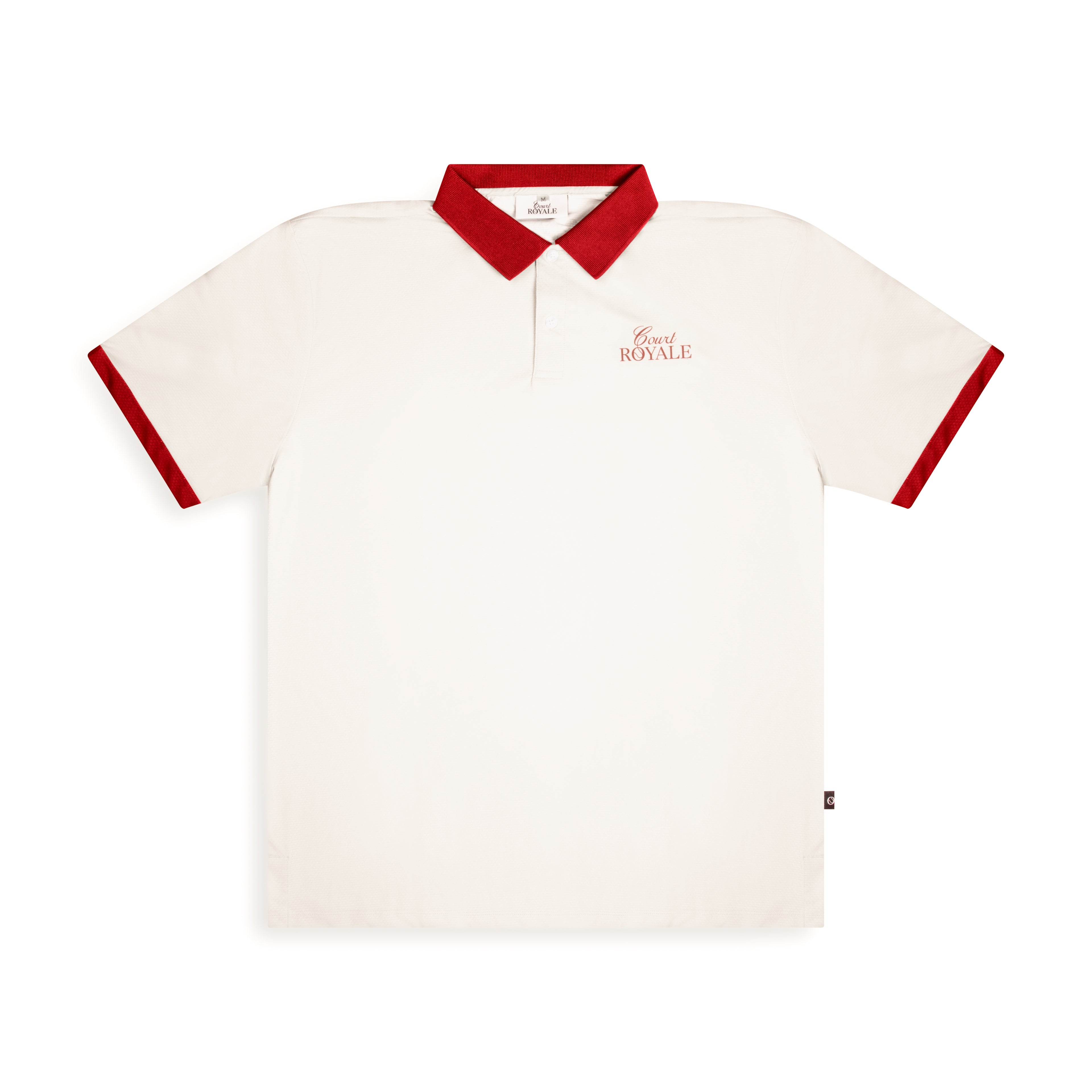 The Royale Polo - Off White / Red