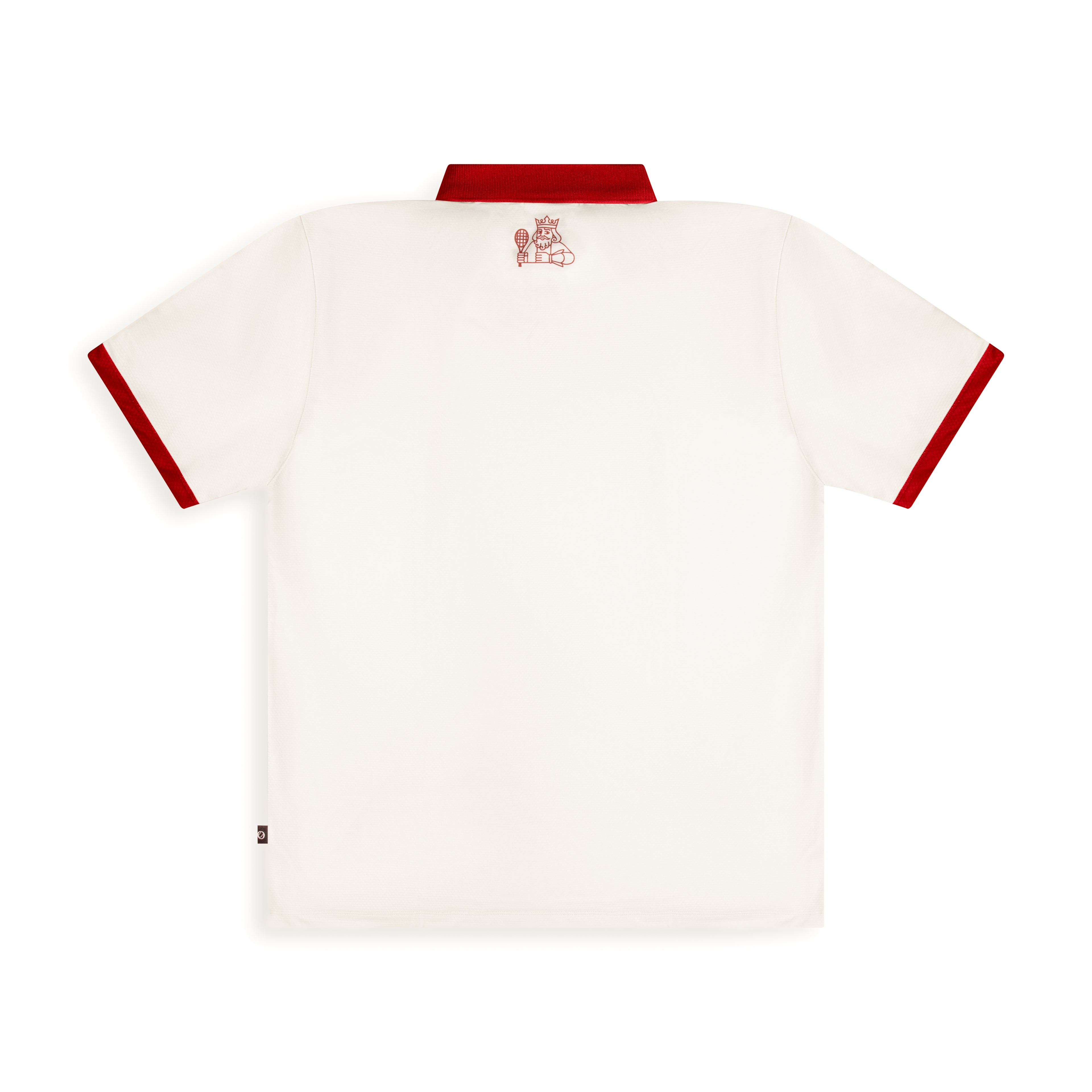 The Royale Polo - Off White / Red
