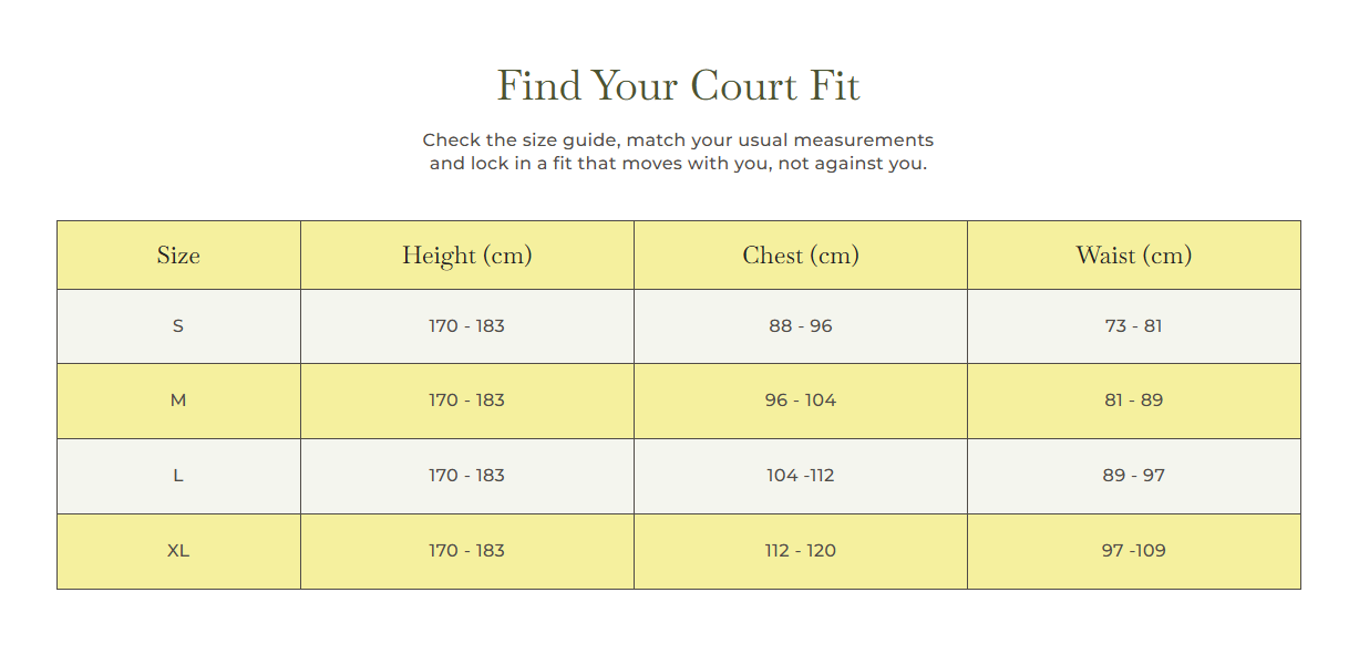 Size Guide